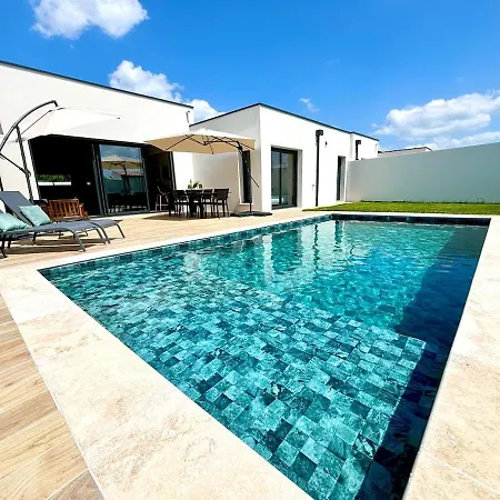La Perle Bleue - La Rochelle Ile De Re - Piscine Chauffee Vila La Jarne