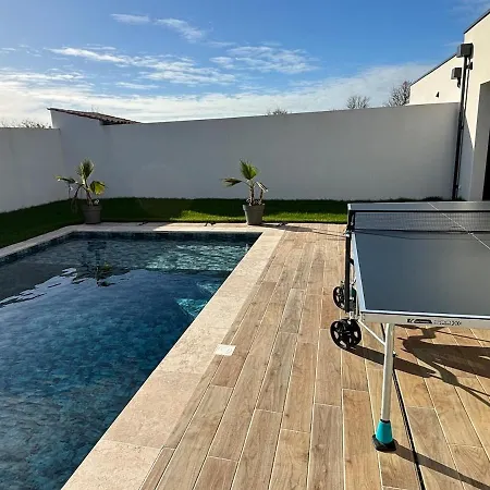 Villa La Perle Bleue - La Rochelle Ile De Re - Piscine Chauffee *