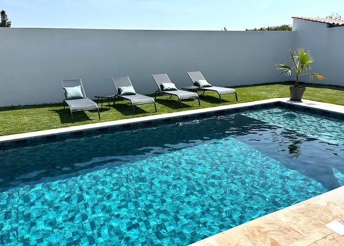 La Perle Bleue - La Rochelle Ile De Re - Piscine Chauffee