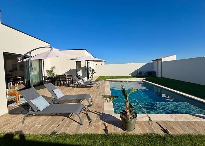 La Perle Bleue - La Rochelle Ile De Re - Piscine Chauffee *