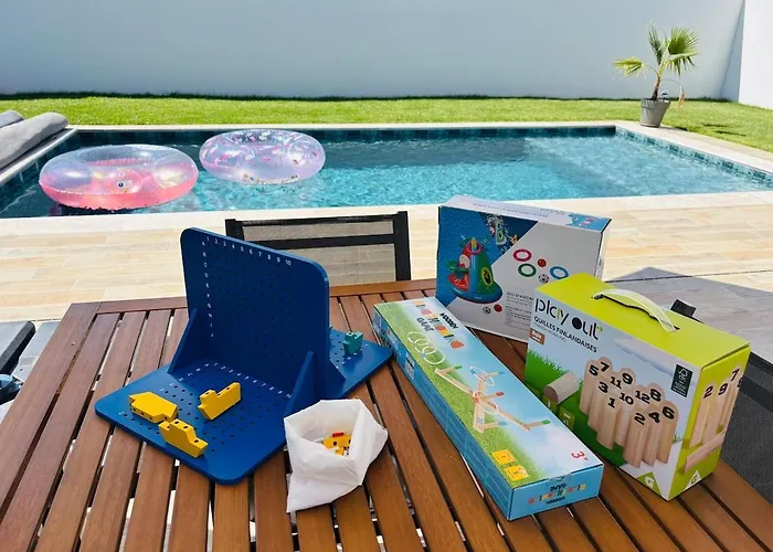 La Perle Bleue - La Rochelle Ile De Re - Piscine Chauffee Villa La Jarne