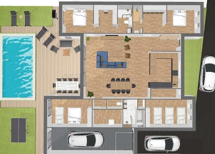 Villa La Perle Bleue - La Rochelle Ile De Re - Piscine Chauffee *