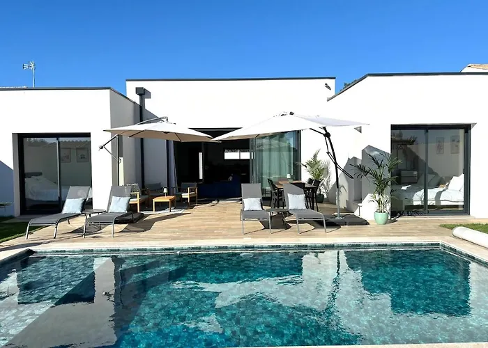 La Perle Bleue - La Rochelle Ile De Re - Piscine Chauffee Villa *