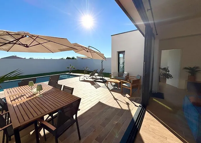 Villa La Perle Bleue - La Rochelle Ile De Re - Piscine Chauffee La Jarne