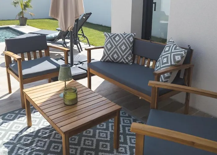 La Perle Bleue - La Rochelle Ile De Re - Piscine Chauffee Villa *