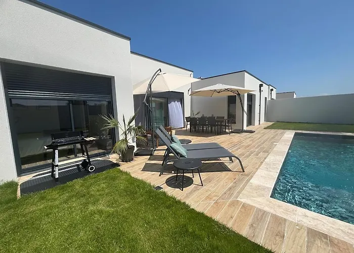 Villa La Perle Bleue - La Rochelle Ile De Re - Piscine Chauffee